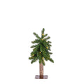 2 ft Pre-Lit Alpine Christmas Tree with 35 Color-Changing LED Lights and 51 Tips