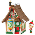 Welcome to Elfville Tony's Toys Ornaments, Set of 2