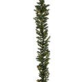 9 ft Pre-Lit Natural Cut Saginaw Spruce Garland with 100 Color-Changing LED Lights