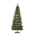 6 ft Pop-Up Pre-Lit Natural Cut Northeastern Fir Christmas Tree with 200 Warm White LED Lights