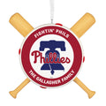MLB Philadelphia Phillies™ Baseball Personalized Ornament, Custom Text