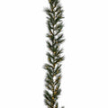 9 ft Pre-Lit Scandi Hard Needle Christmas Garland with 250 Warm White LED Lights