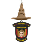 Harry Potter™ Sorting Hat House Trait Personalized Ornament, Custom Photo and Text