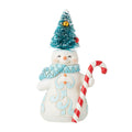 Jim Shore Snowman With Mini Tree Hat Figurine, 5.7"