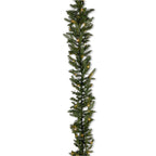 9 ft Pre-Lit Natural Cut Saginaw Spruce Garland with 100 Color-Changing LED Lights