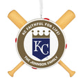 MLB Kansas City Royals™ Baseball Personalized Ornament, Custom Text