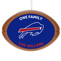 NFL Buffalo Bills Football Personalized Ornament, Custom Text
