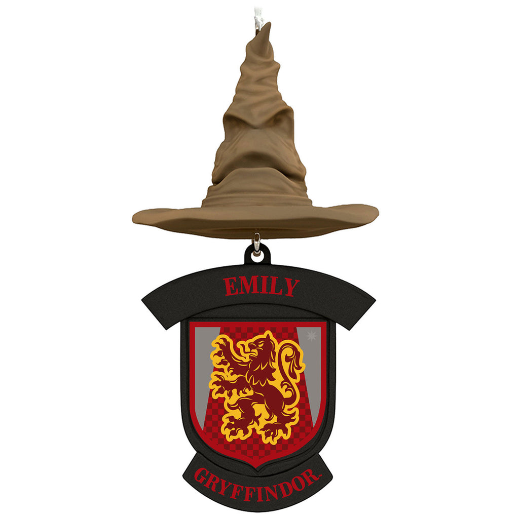 Harry Potter™ Sorting Hat Personalized Text Ornament, Gryffindor™