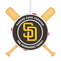 MLB San Diego Padres™ Baseball Personalized Ornament, Custom Text