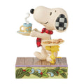 Jim Shore Peanuts Snoopy and Woodstock Cookies for Santa Figurine, 5"