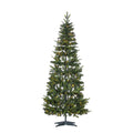 6 ft Pop-Up Pre-Lit Natural Cut Northeastern Fir Christmas Tree with 200 Warm White LED Lights