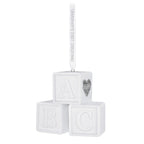Grandbaby's First Christmas Blocks 2026 Porcelain Ornament