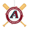 MLB Arizona Diamondbacks™ Baseball Personalized Ornament, Custom Text