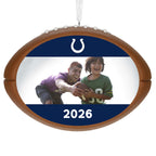 NFL Indianapolis Colts Football Personalized Ornament, Custom Photo and Text