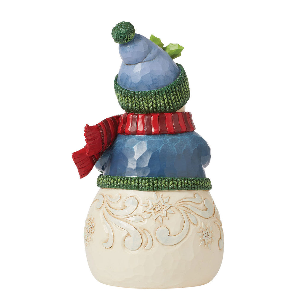 Jim Shore Snowman With Presents Figurine, 8.4"