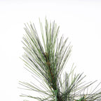 5 ft Pre-Lit Scandi Hard Needle Christmas Tree with 360 Warm White LED Lights and 130 Tips