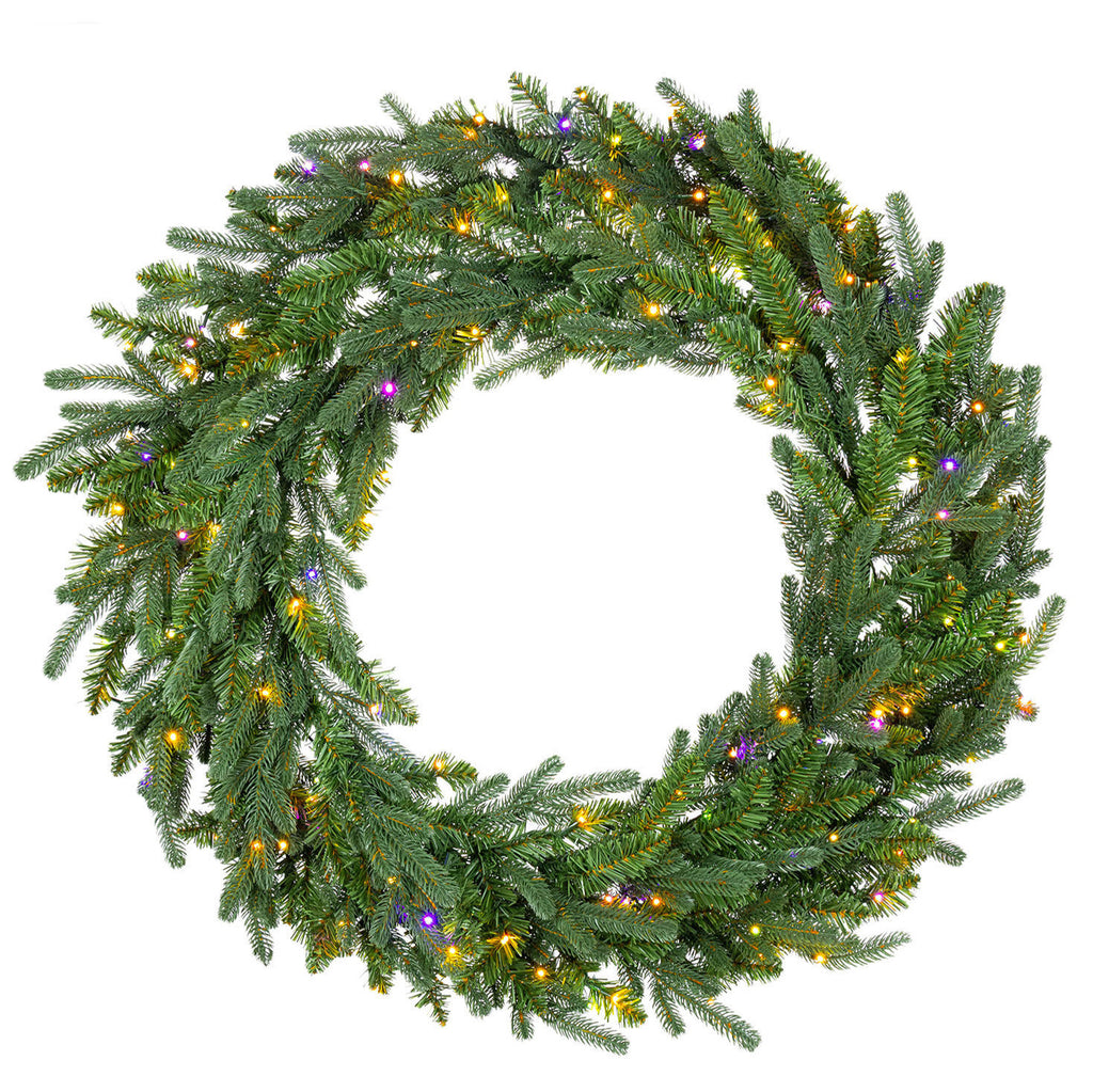 Natural Cut "Hallmark" Fir Wreath 36" 300 LED Lights