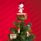 Mini The Peanuts® Gang Dancing Snoopy ShowToppers Musical Tree Topper With Light, 4"