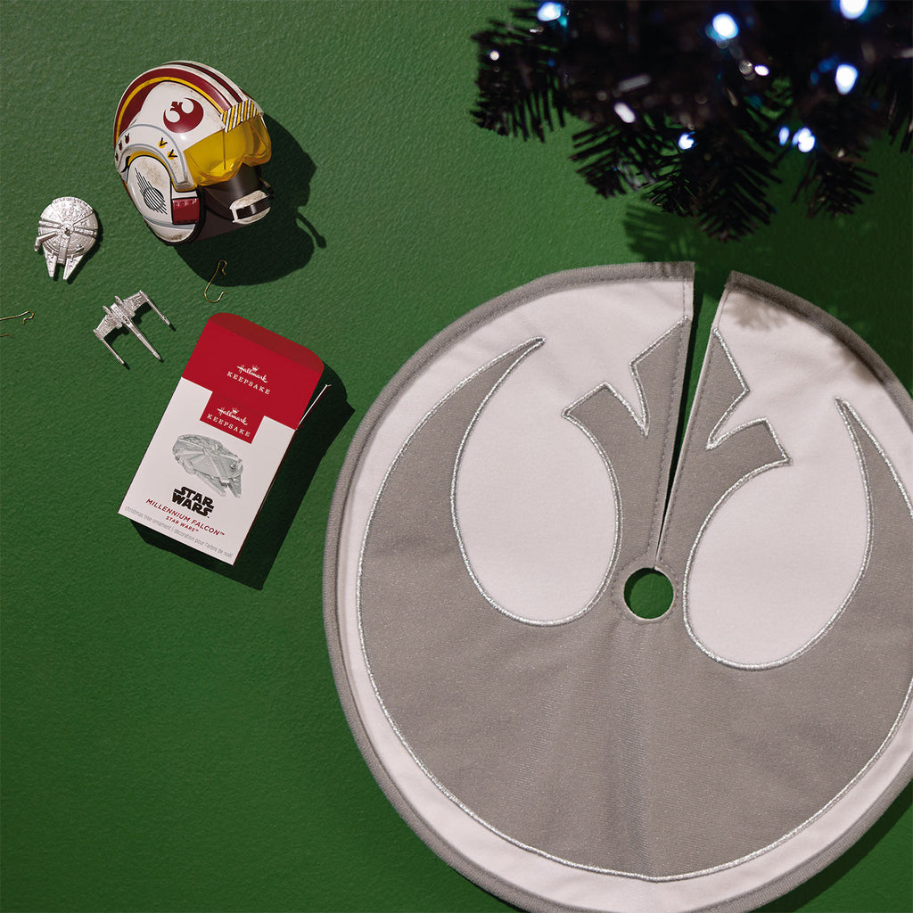 Mini Star Wars™ Red Five Rebel Pilot ShowToppers Musical Tree Topper With Light, 3"