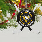 NHL Pittsburgh Penguins® Hockey Personalized Ornament, Custom Text