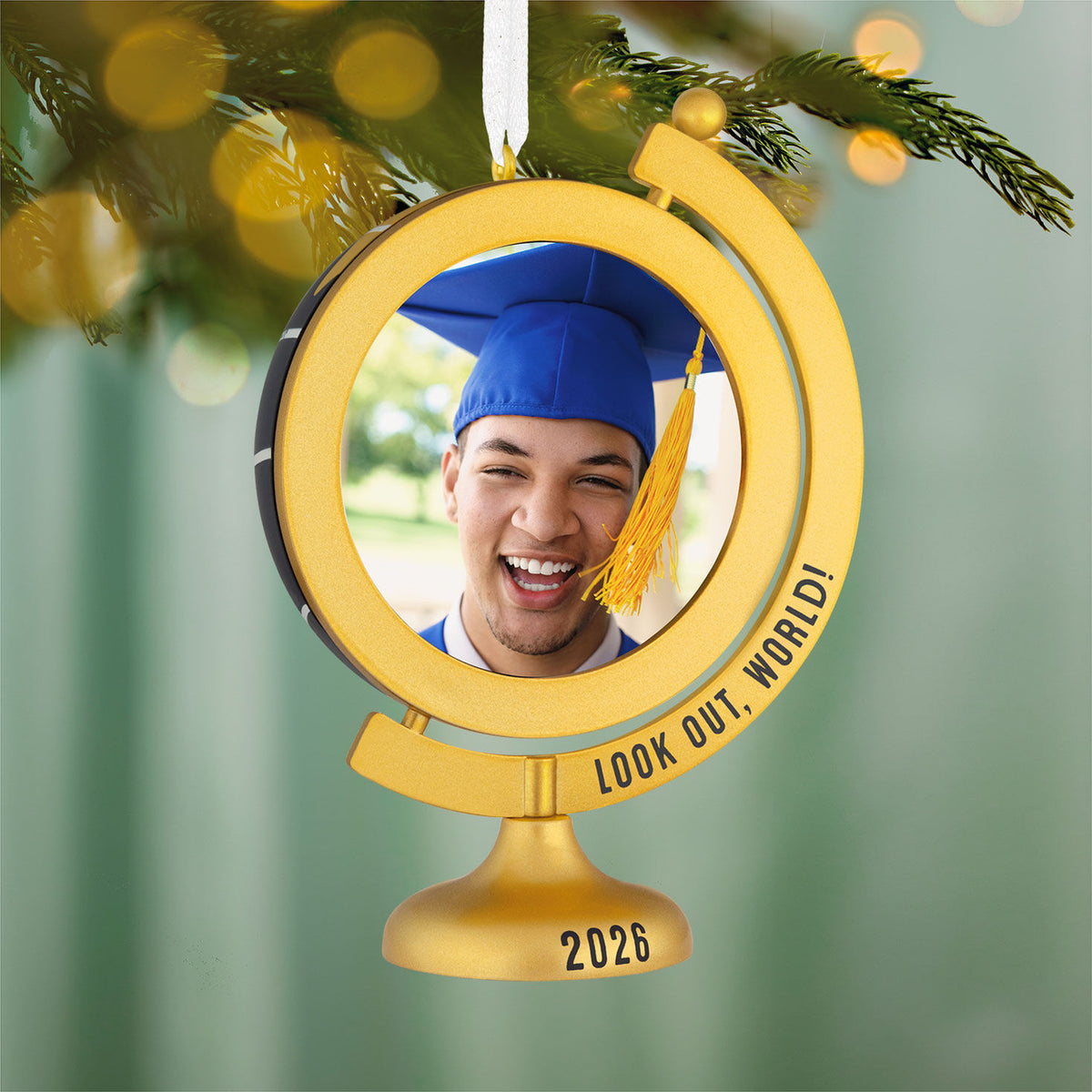 Look Out, World! 2026 Personalized Ornament, Custom Photo