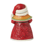 Jim Shore Santa With Cardinal Mini Figurine, 3.5"