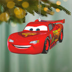 Disney/Pixar Cars 2 15th Anniversary Lightning McQueen Metal Ornament