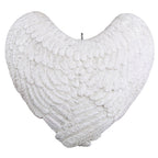 Forever Loved Memorial Heart and Angel Wings Personalized Ornament, Custom Photo