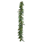 Natural Cut "Hallmark" Fir Garland 9' x 12" 200 LED Lights