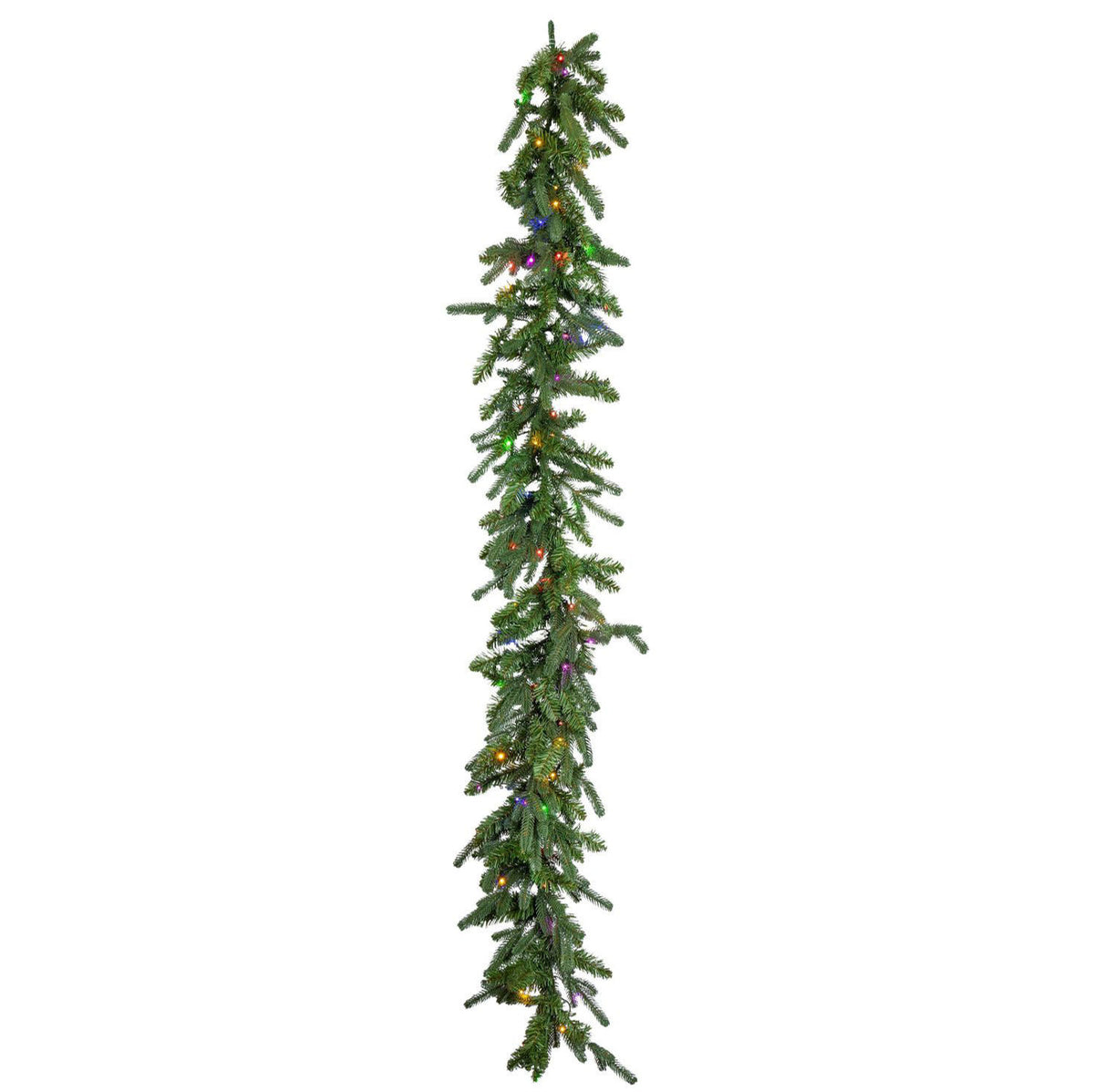 Natural Cut "Hallmark" Fir Garland 9' x 12" 200 LED Lights