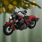 Indian Chief Vintage 125th Anniversary Edition Motorcycle 2026 Metal Ornament