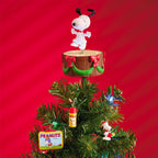 Mini The Peanuts® Gang Dancing Snoopy ShowToppers Musical Tree Topper With Light, 4"
