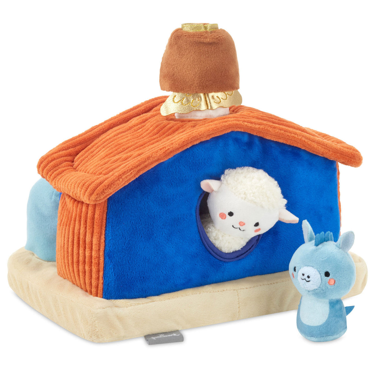 Nativity Scene Plush Toys, 7-Piece Set