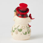 Jim Shore Heartwood Creek Snowman and Cardinal Figurine, 6.25"
