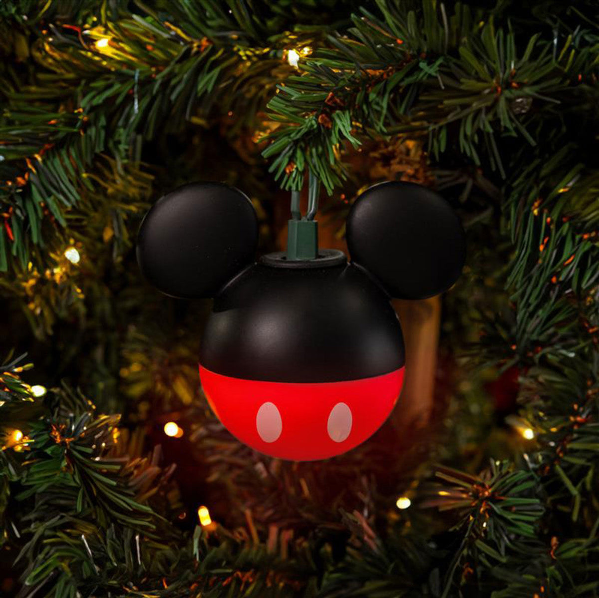 Disney Mickey Mouse Ears Hallmark String Light Covers, Set of 8