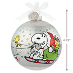 Peanuts® 75th Anniversary Special Edition Glass Ornament