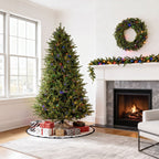 Natural Cut "Hallmark" Fir Wreath 30" 200 LED Lights