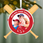 MLB Boston Red Sox™ Baseball Personalized Ornament, Custom Photo and Text
