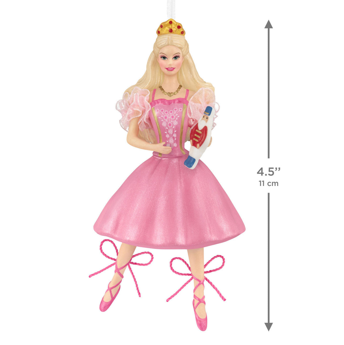 Barbie™ in the Nutcracker™ 25th Anniversary Porcelain and Fabric Ornament