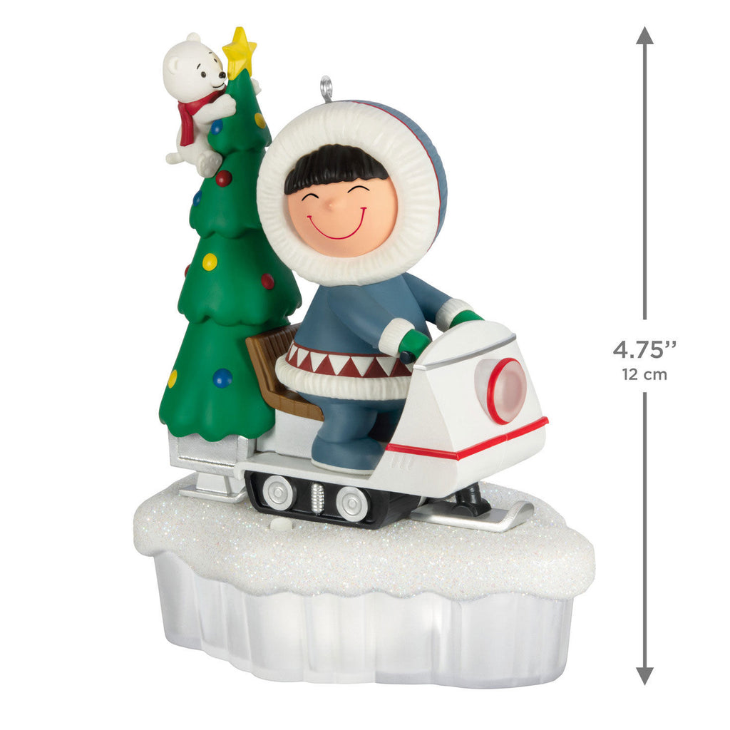 Frosty Friends Tree Delivery Ornament With Light