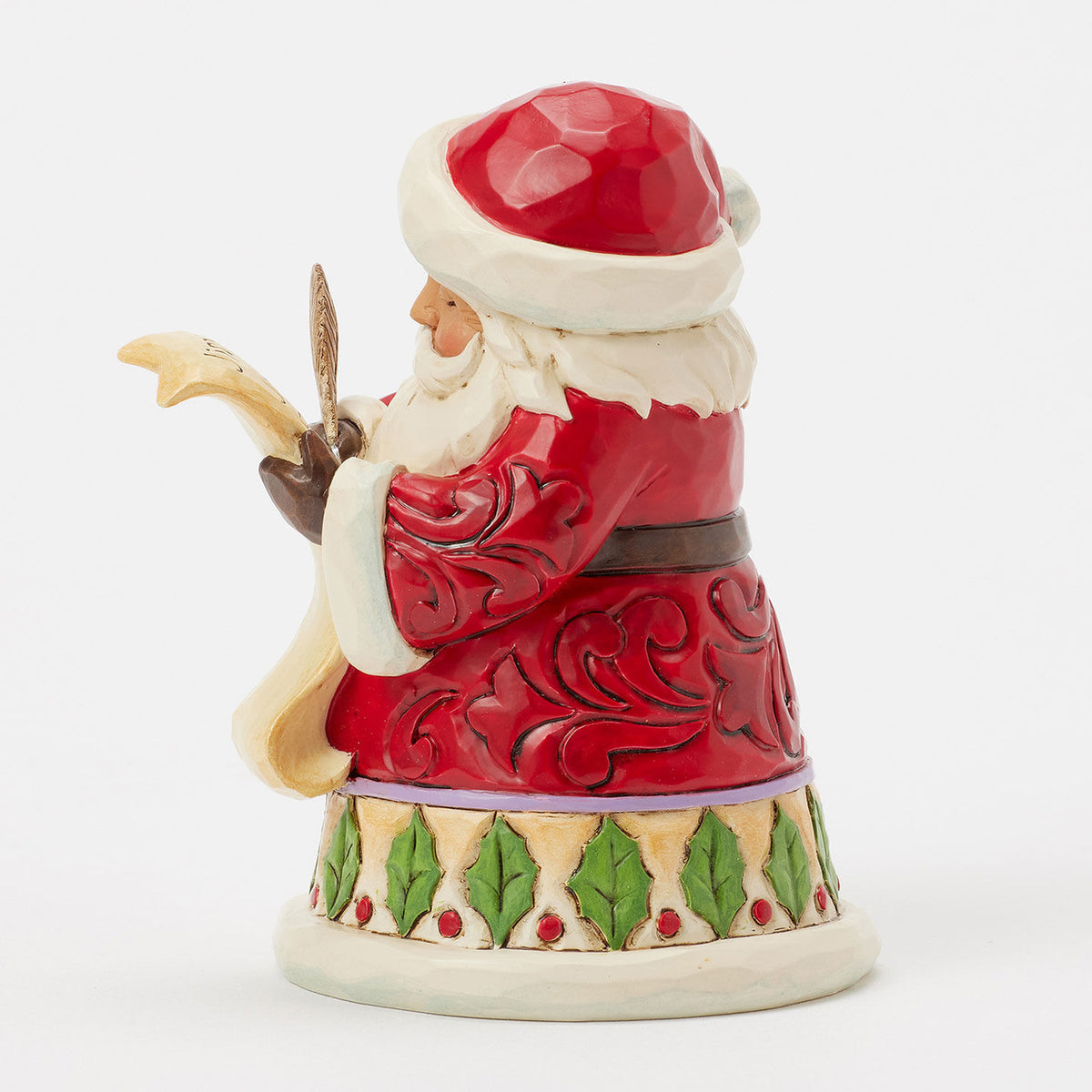Jim Shore Heartwood Creek Santa With List Mini Figurine, 3.86"