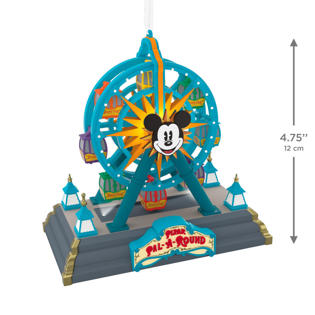 Disney California Adventure Park 25th Anniversary Pixar Pal-A-Round Ornament With Light