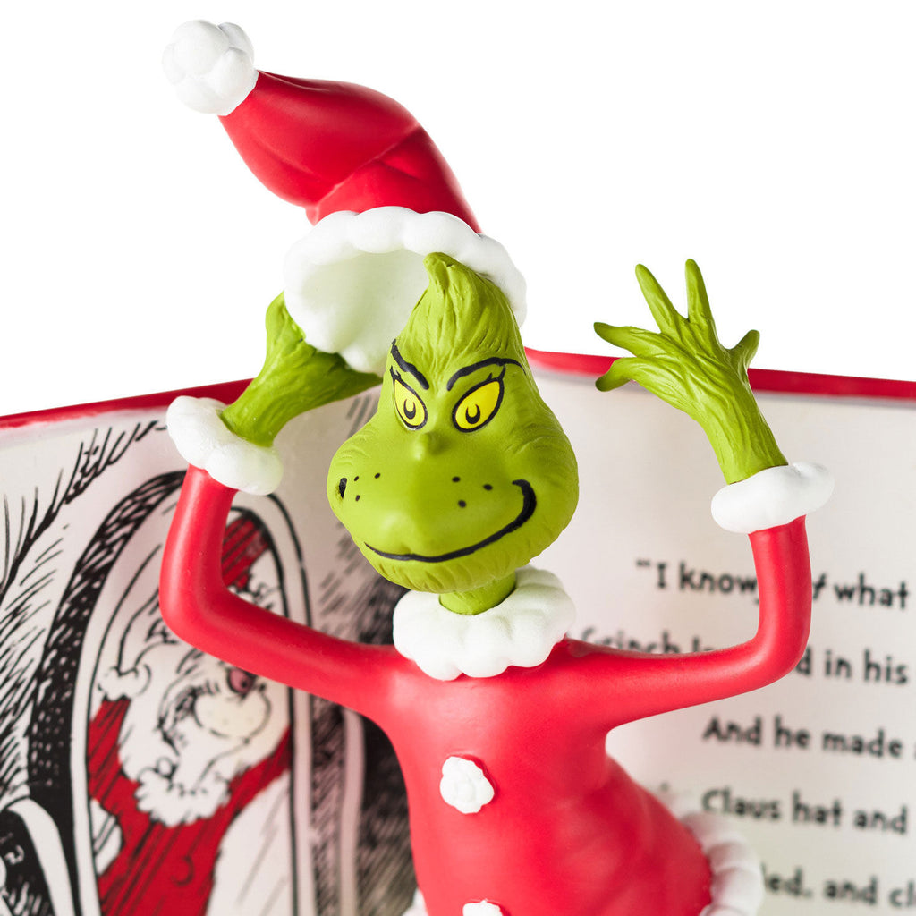 Dr. Seuss's How the Grinch Stole Christmas!™ Grinchy Trick Storybook Figurine With Sound, 7.5"