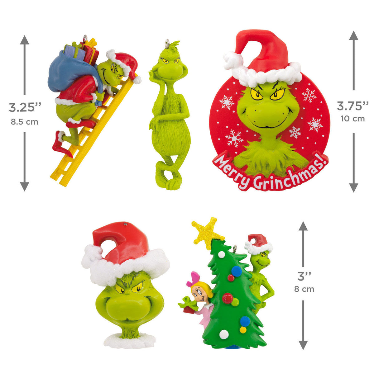 Dr. Seuss's How the Grinch Stole Christmas!™ Hallmark Ornaments, Set of 5