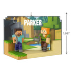 Minecraft My World Personalized Ornament, Custom Text
