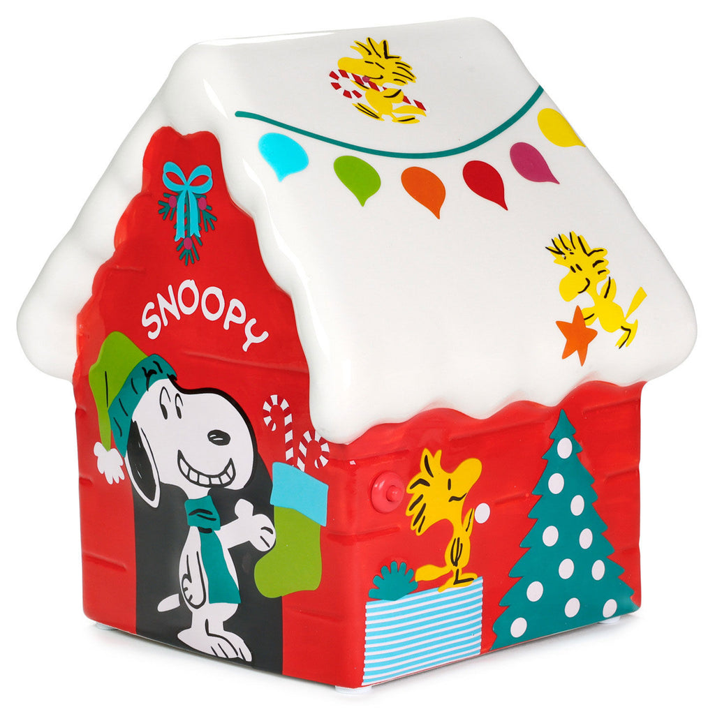 Peanuts® Snoopy's Doghouse Figurine With Sound, 8"