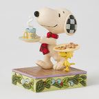 Jim Shore Peanuts Snoopy and Woodstock Cookies for Santa Figurine, 5"