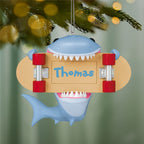 Shark Personalized Ornament, Custom Text