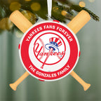 MLB New York Yankees™ Baseball Personalized Ornament, Custom Text