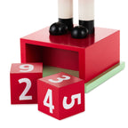 Reindeer Countdown Nutcracker Figurine, 15.5"